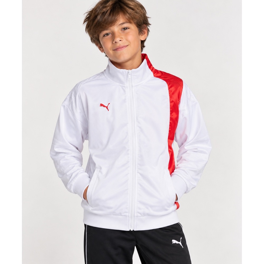Puma Track Jacket Scuderia Ferrari Racing Sportswear Boys Large White Red